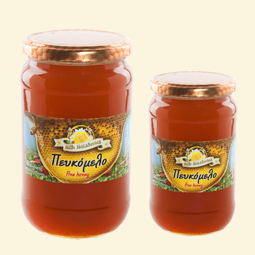 Μέλι Πεύκου. Πευκόμελο Χαλκιδικής. Φρέσκο Ελληνικό μέλι παραγωγής μας.